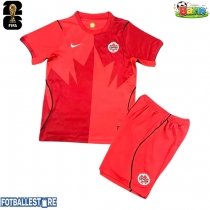 Canada Hjemmedraktsett Barn VM 2026 Kortermet (+ Korte bukser)